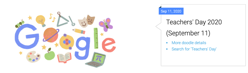 Google Doodle for September 11